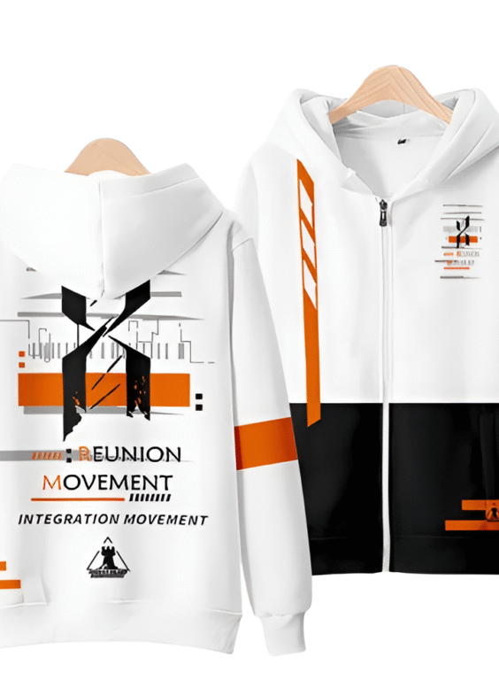 Anime Arknights Reunion Movement 3D Printed Hoodie