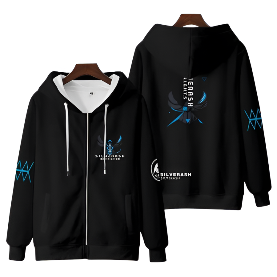 Arknights Anime SilverAsh 3D Printed Hoodie Arknights Anime SilverAsh 3D Printed Hoodie