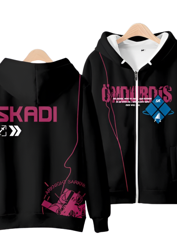 Arknights Anime Skadi 3D Printed Hoodie