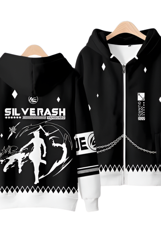 Anime Arknights SilverAsh 3D Printed Hoodie