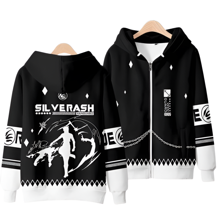 Anime Arknights SilverAsh 3D Printed Hoodie