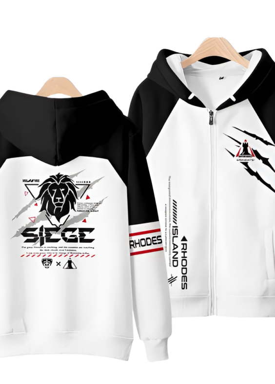 Anime Arknights Siege 3D Printed Hoodie