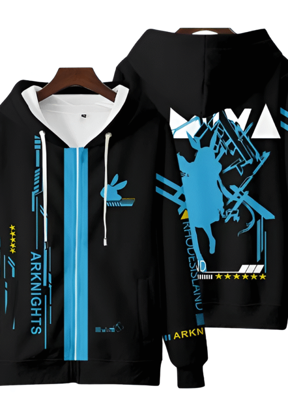 Anime Arknights Rhodes Island 3D Printed Hoodie