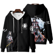 Anime Arknights Texas Zipper Hoodie