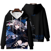 Arknights Anime Skadi Zipper Hoodie