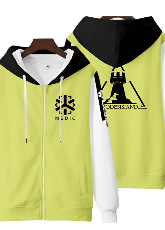 Anime Arknights Medic Zipper Hoodie