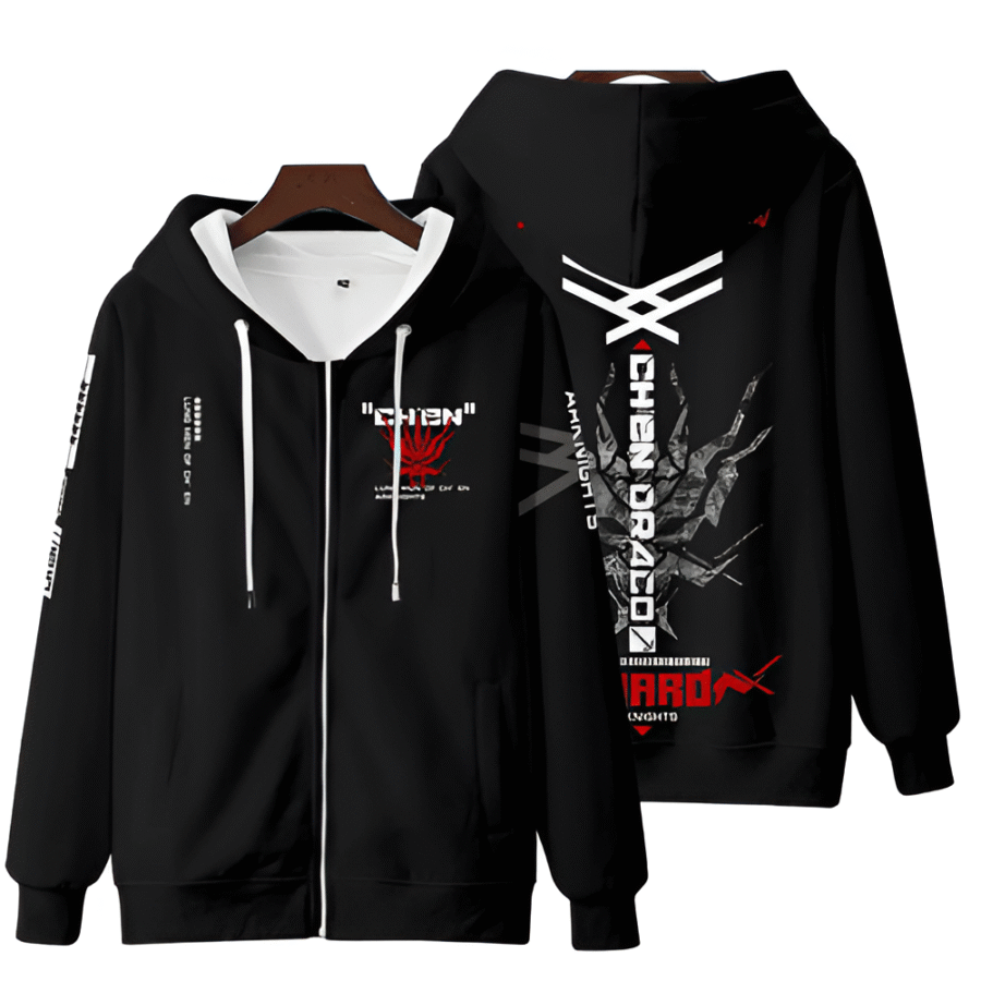 Anime Arknights Chen Zipper Hoodie