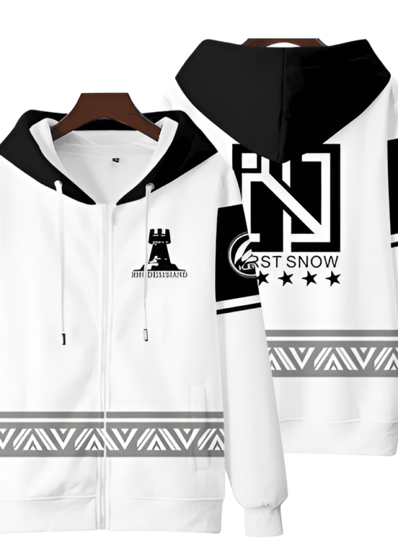 Arknights Anime Rhodes Island Zipper Hoodie