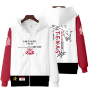 Anime Arknights Vanguard Texas Zipper Hoodie