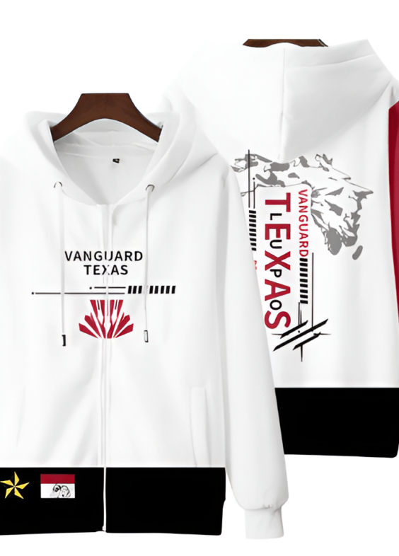 Anime Arknights Vanguard Texas Zipper Hoodie