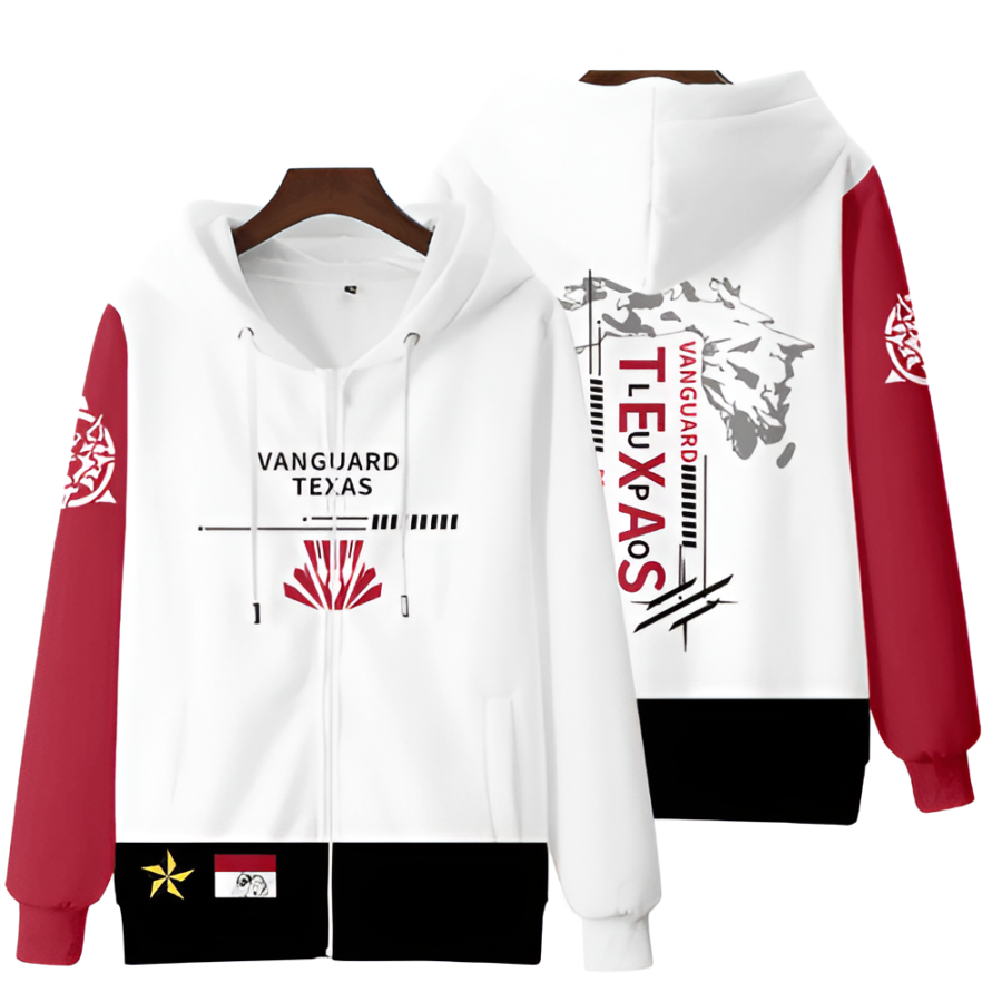 Anime Arknights Vanguard Texas Zipper Hoodie