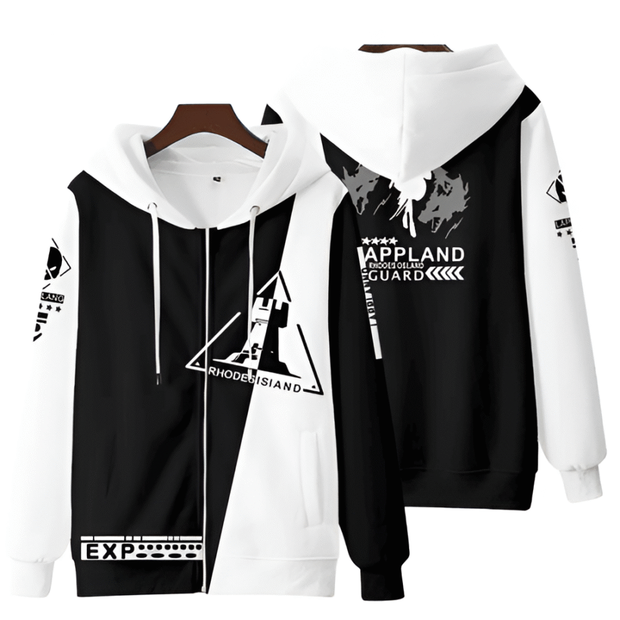 Anime Arknights Rhodes Island Zipper Hoodie