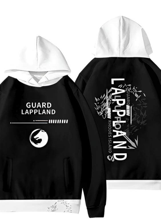 Arknights Anime Guard Lappland Pullover Hoodie