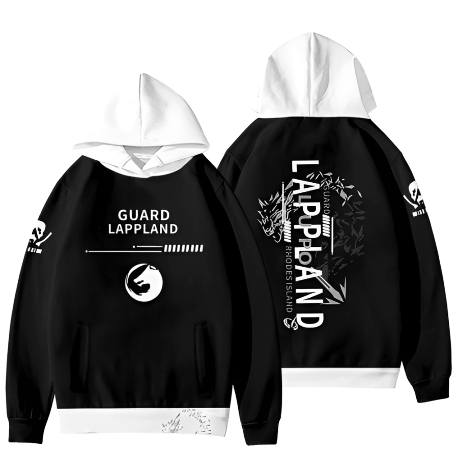 Arknights Anime Guard Lappland Pullover Hoodie Arknights Anime Guard Lappland Pullover Hoodie