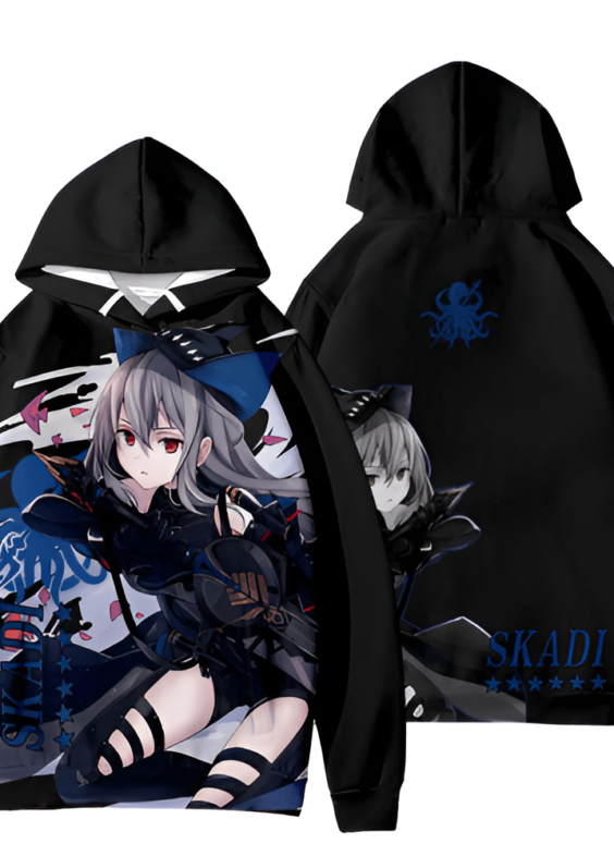 Anime Arknights Skadi Pullover Hoodie