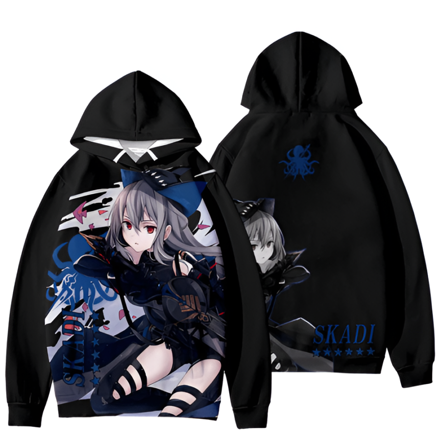 Anime Arknights Skadi Pullover Hoodie