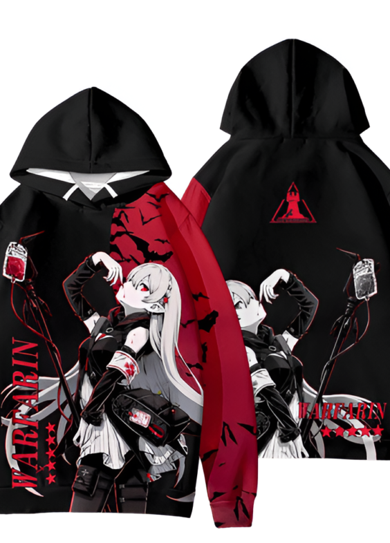 Anime Arknights Warfarin Pullover Hoodie