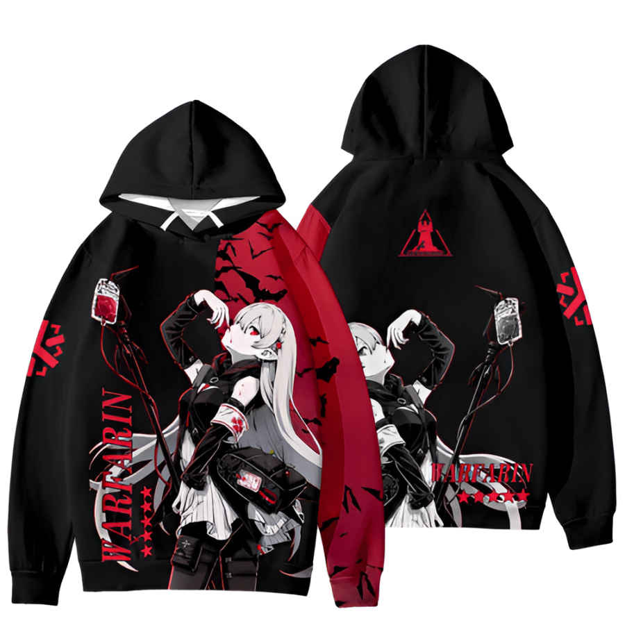 Anime Arknights Warfarin Pullover Hoodie