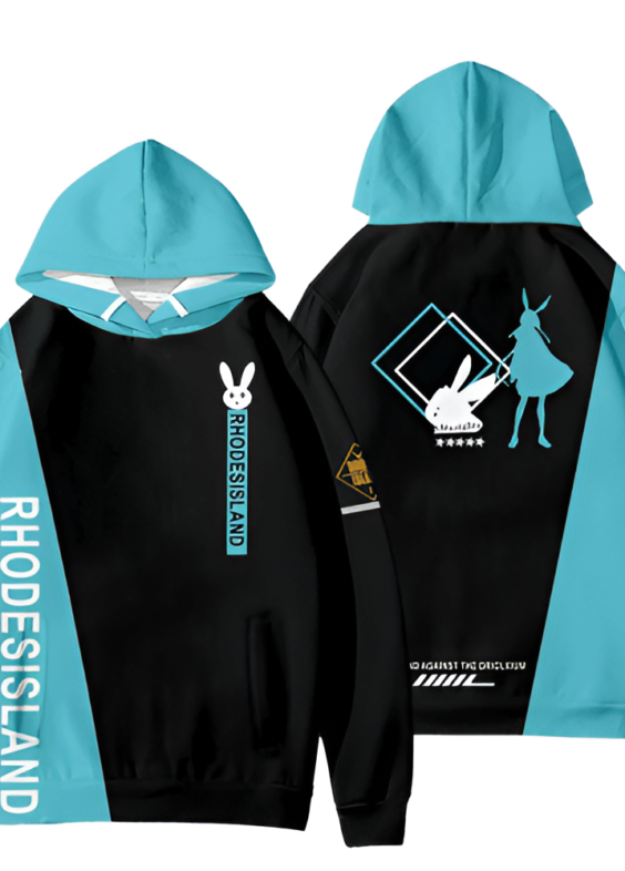 Arknights Anime Rhodes Island Pullover Hoodie