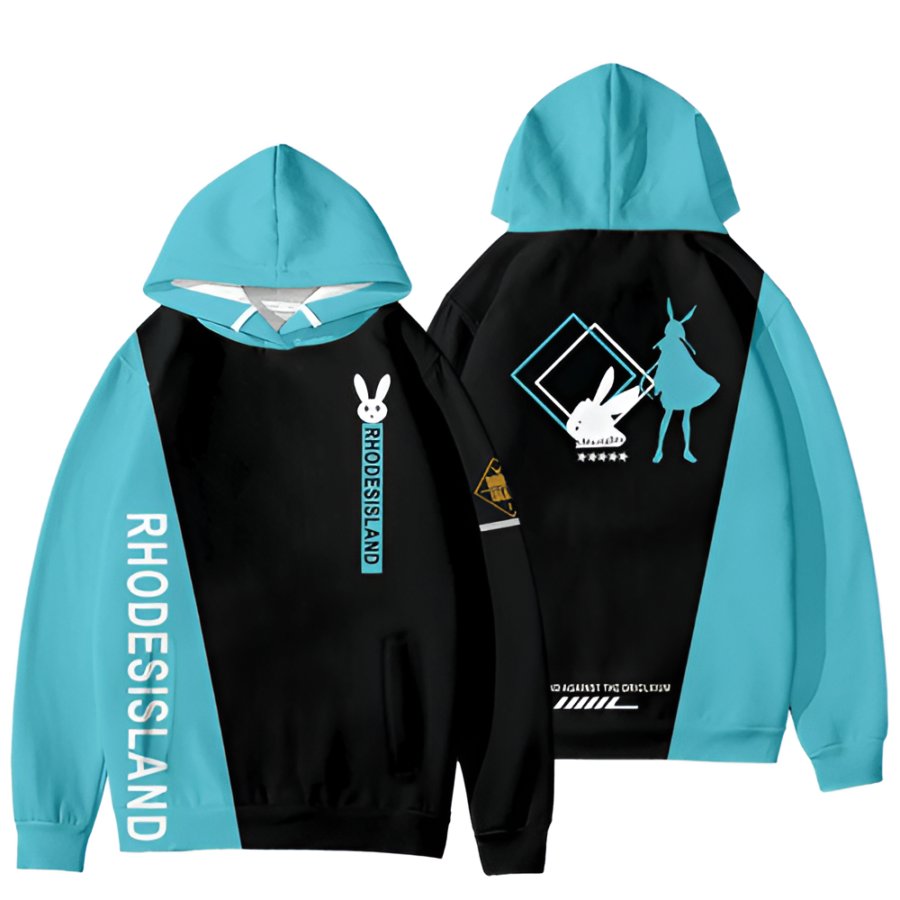 Arknights Anime Rhodes Island Pullover Hoodie Arknights Anime Rhodes Island Pullover Hoodie