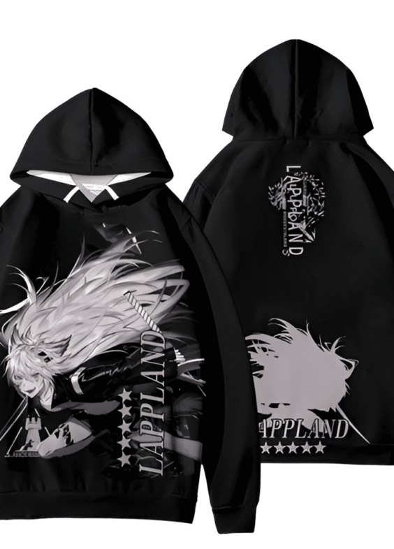 Anime Arknights Guard Lappland Pullover Hoodie