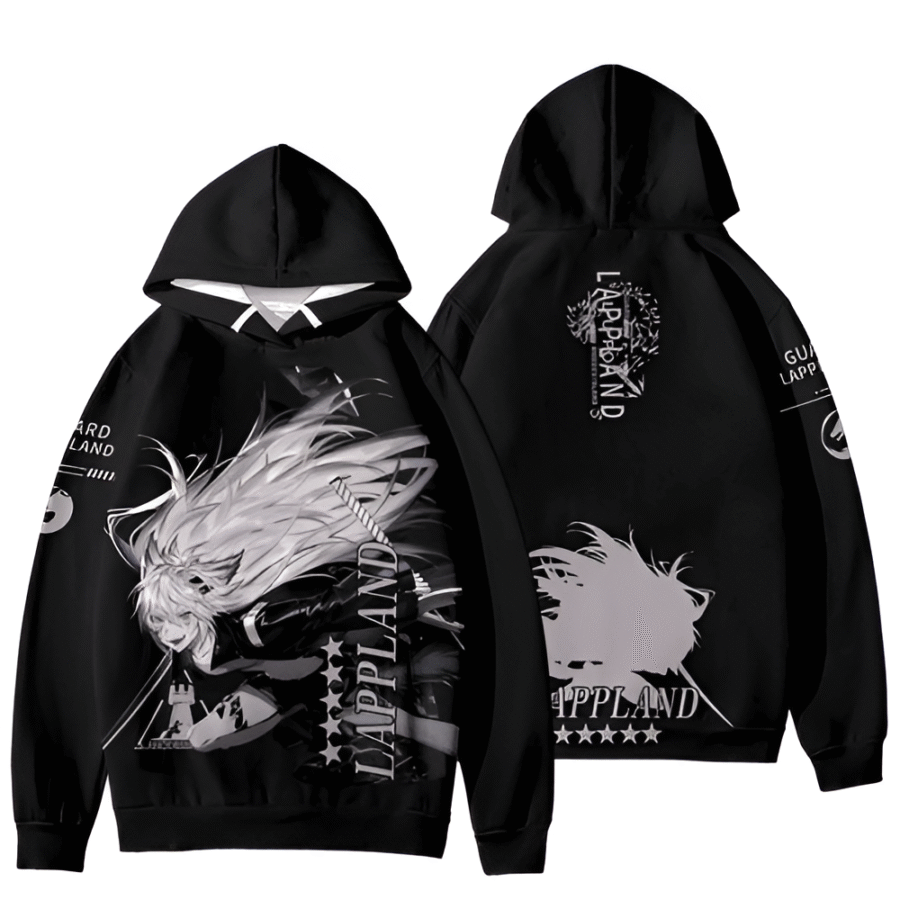 Anime Arknights Guard Lappland Pullover Hoodie
