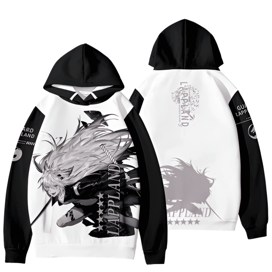 Anime Arknights Lappland Pullover Hoodie