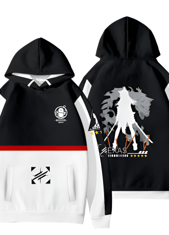 Anime Arknights Texas Pullover Hoodie