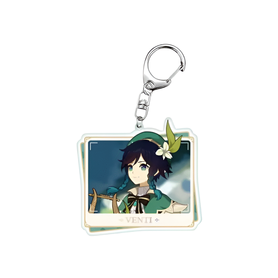 Anime Genshin Impact Venti Acrylic Keychain