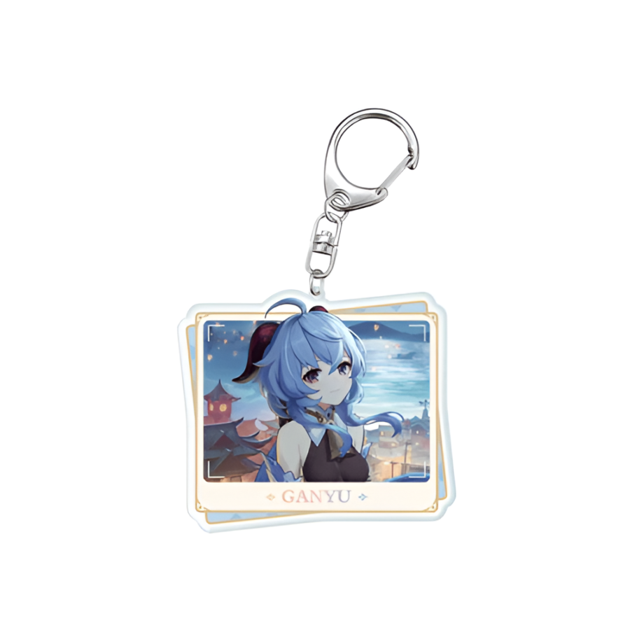 Anime Genshin Impact Ganyu Acrylic Keychain