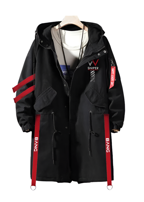 Anime Arknights W Hooded Long Wind Coat