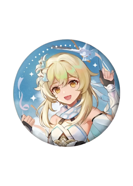 Anime Genshin Impact Lumine Badge