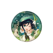 Anime Genshin Impact Venti Tinplate Badge