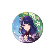 Genshin Impact Anime Raiden Shogun Badge