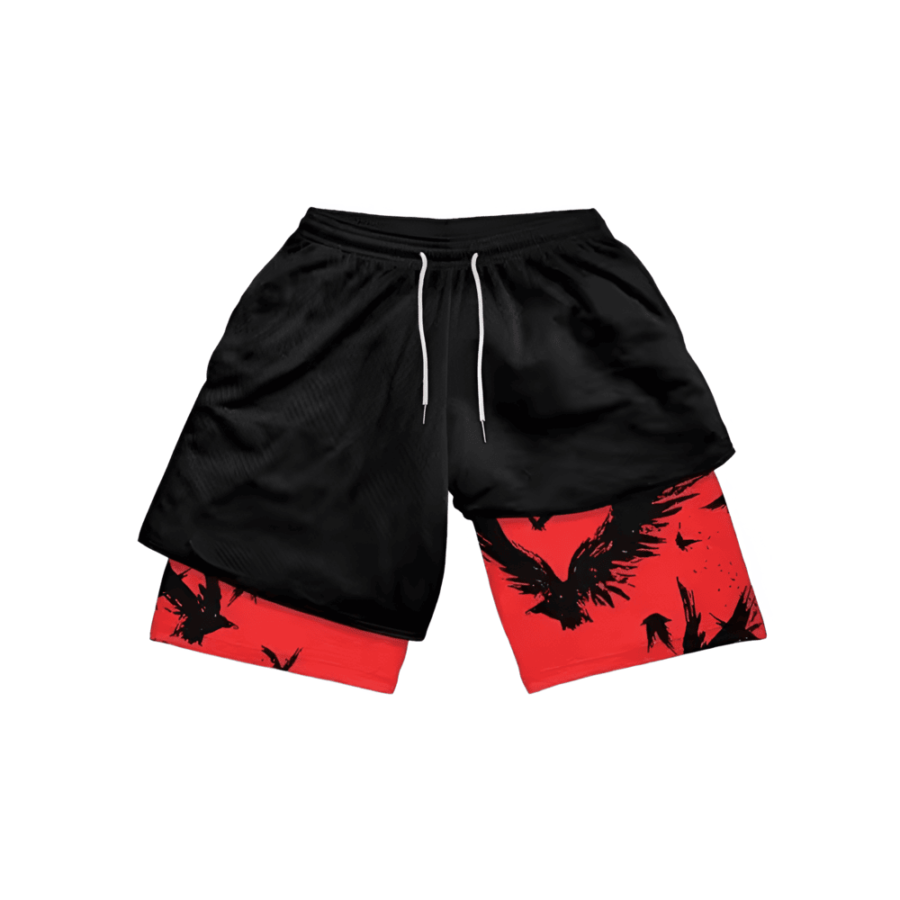 Anime Naruto Giant Eagle Gym Shorts