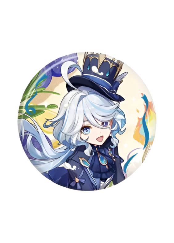 Anime Genshin Impact Furina Badge