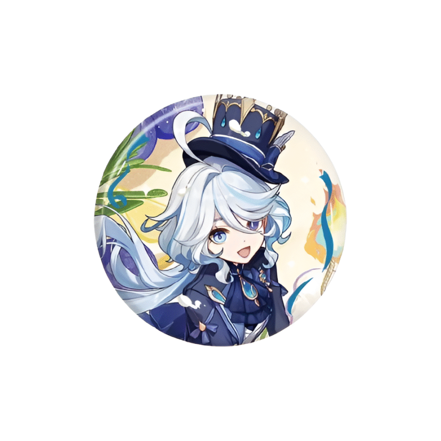 Anime Genshin Impact Furina Badge