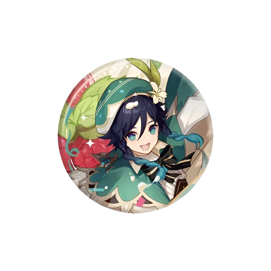 Genshin Impact Anime Venti Badge