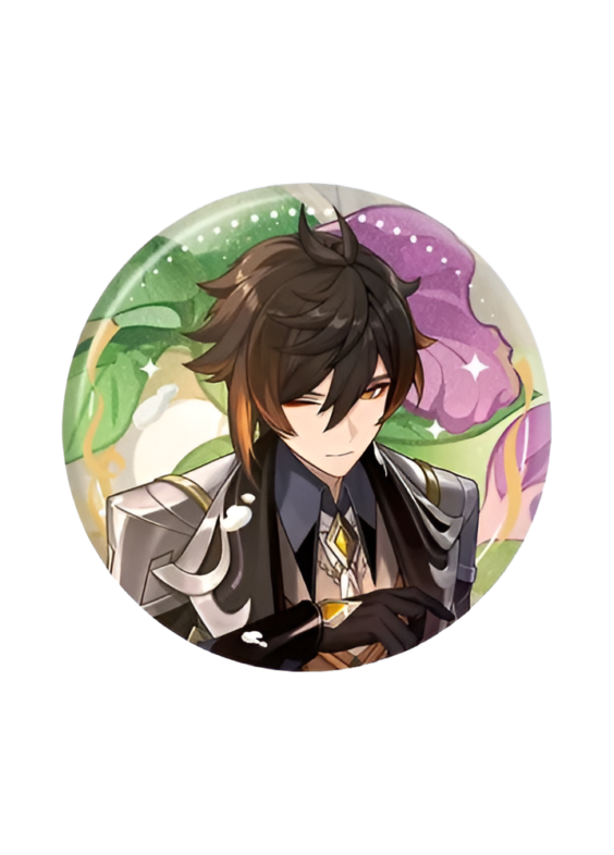 Anime Genshin Impact Zhongli Badge
