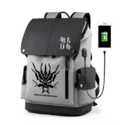 Anime Arknights Great Lungmen USB Port Backpack