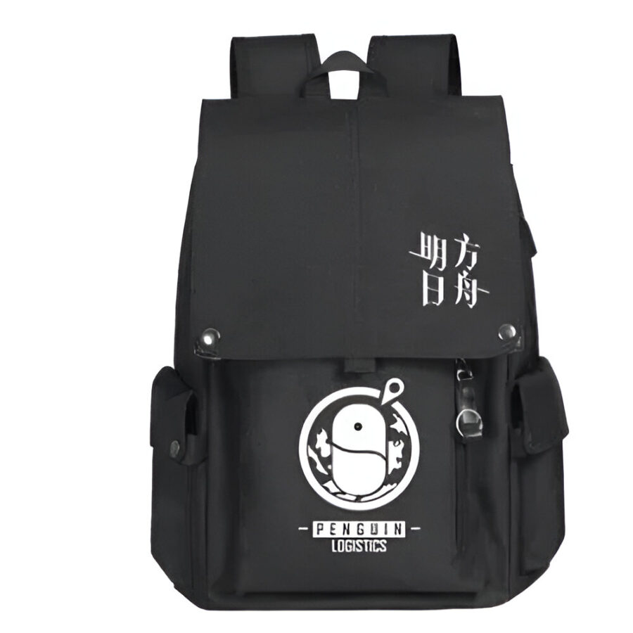 Anime Arknights Penguin Logistics School Backpack