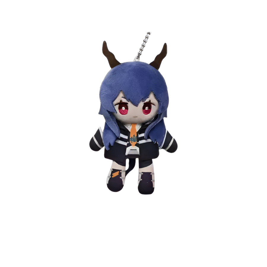 Anime Arknights Chen Plush Keychain Pendant