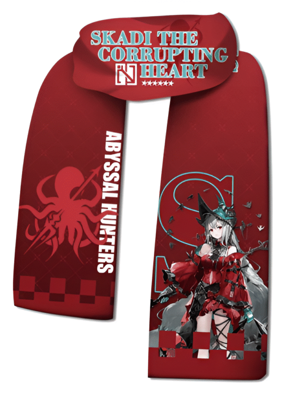 Anime Arknights Skadi The Corrupting Heart Warm Scarf