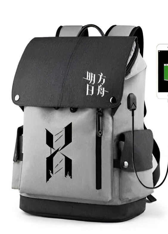 Arknights Anime Reunion Movement USB Port Backpack