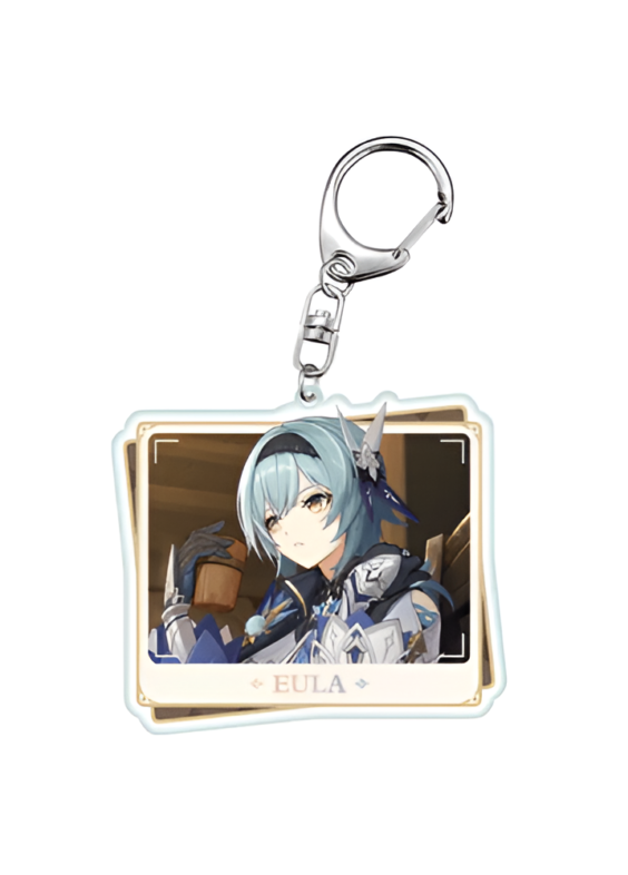 Anime Genshin Impact Eula Acrylic Keychain