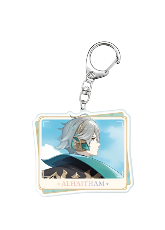 Anime Genshin Impact Alhaitham Acrylic Keychain