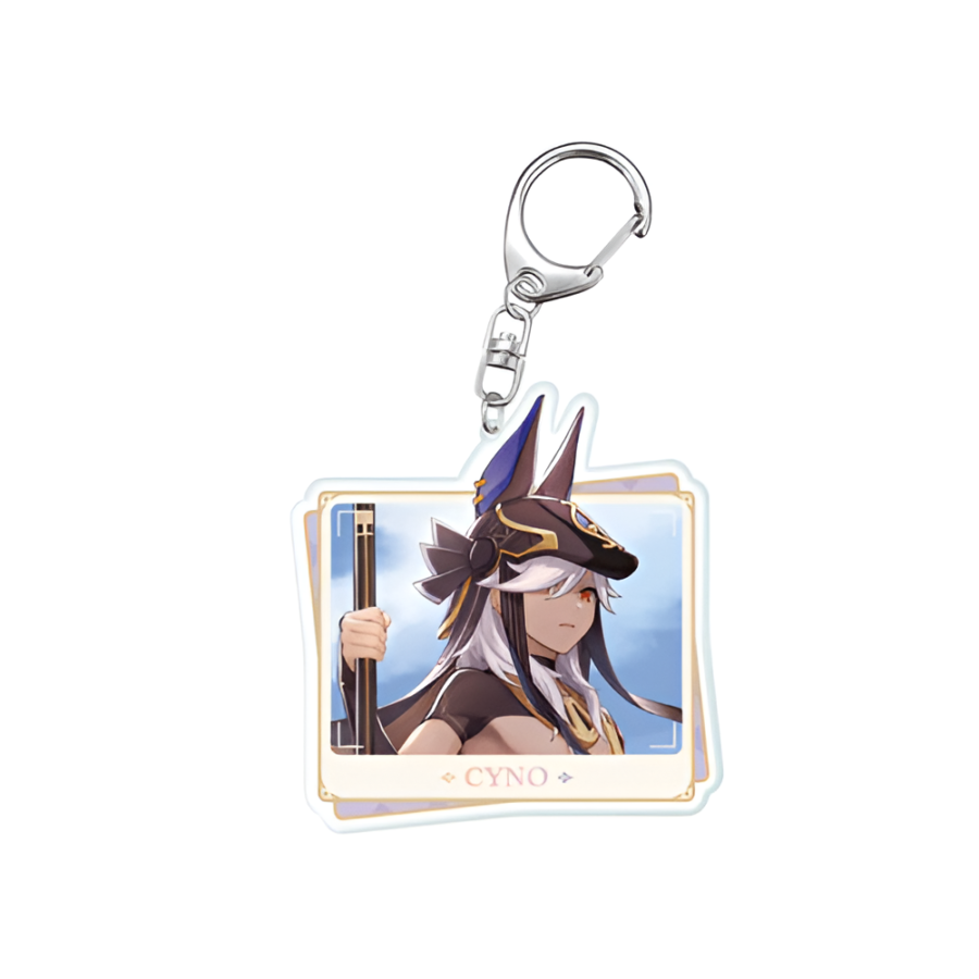 Anime Genshin Impact Cyno Acrylic Keychain