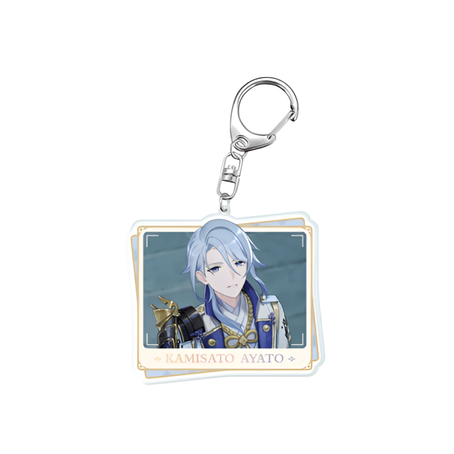 Anime Genshin Impact Kamisato Ayato Acrylic Keychain