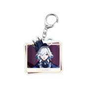 Anime Genshin Impact Furina Acrylic Keychain