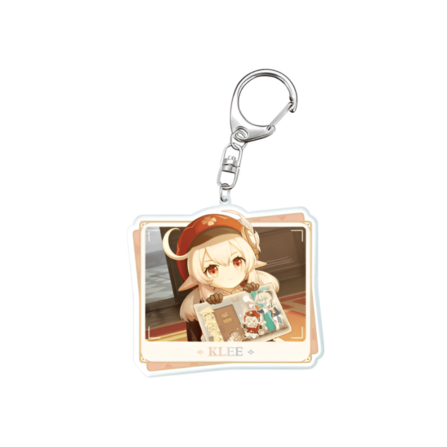 Anime Genshin Impact Klee Acrylic Keychain